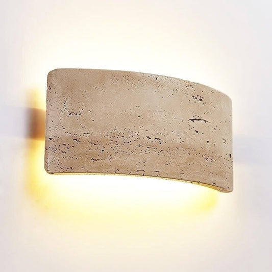 Horizon Beam - Travertine Wall Lamp