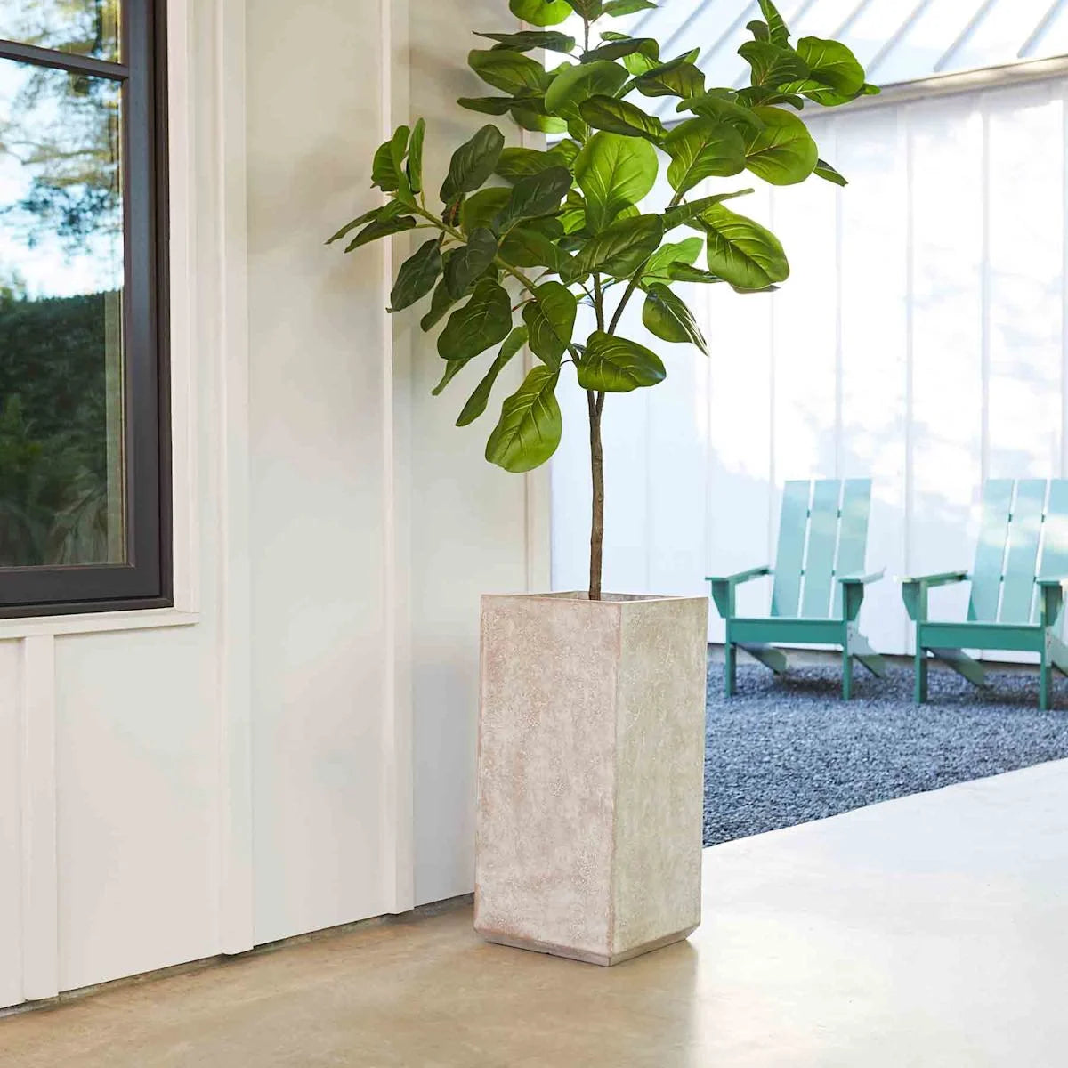 Italian - Travertine Planter