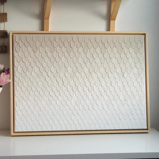 Whispers of Petals - 3D Textured Wall Art