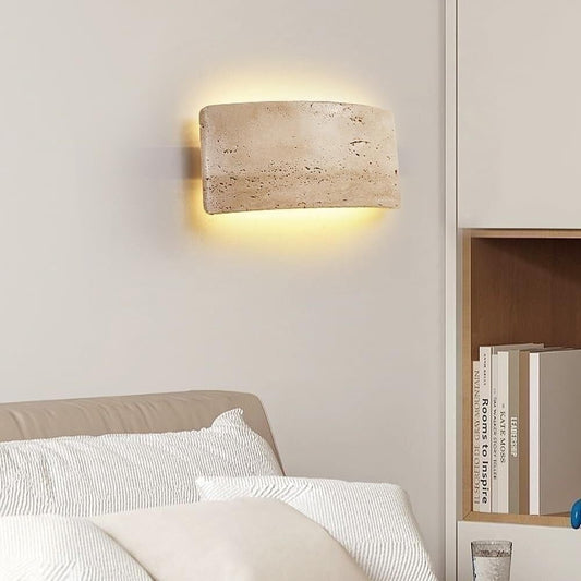 Horizon Beam - Travertine Wall Lamp