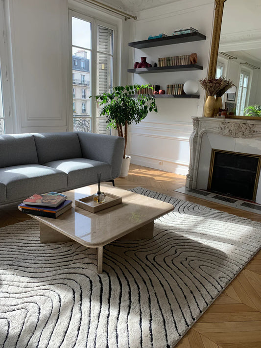 Travertine Stone Coffee Table