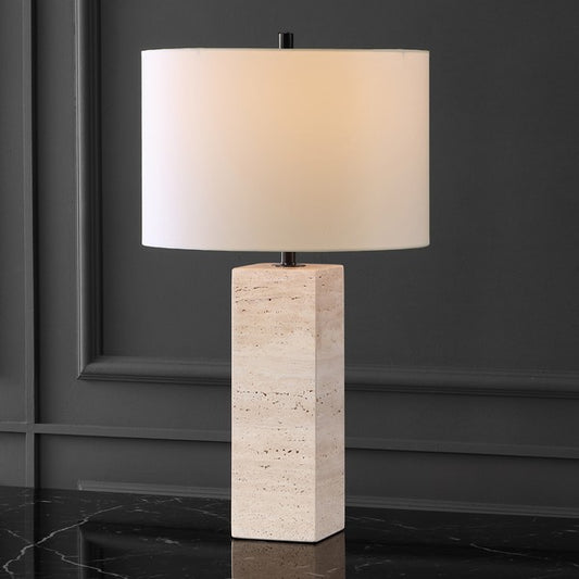 Monolith Travertine Lamp